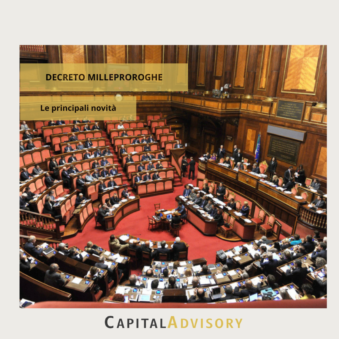 Le Principali Misure Del Decreto Milleproroghe Capital Advisory